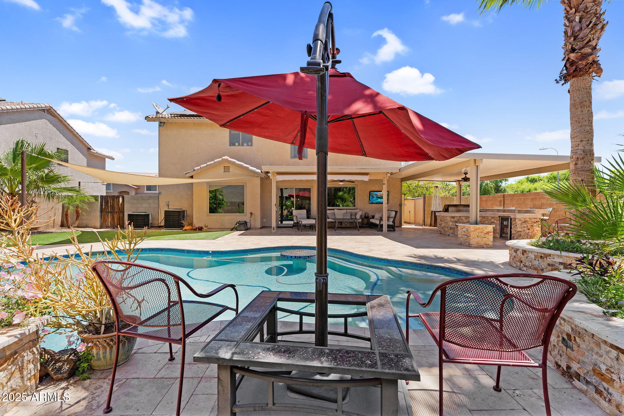 3786 South Chaparral Road Apache Junction, AZ 85119 - Photo 54 of 78 Shaded umbrella spot to watch the action