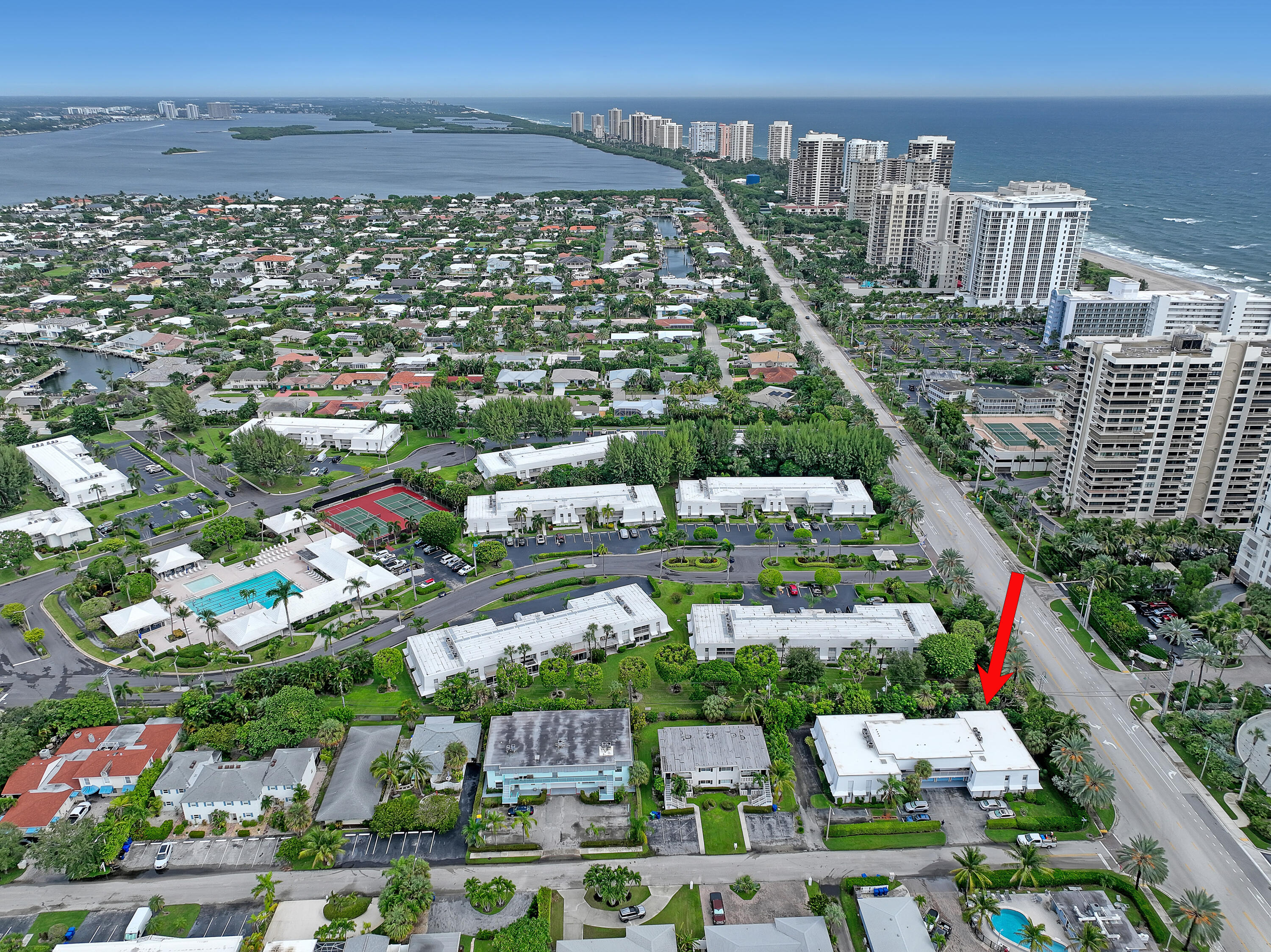 1280 Surf Road, Unit 202 Singer Island, FL 33404 - Photo 29 of 31 Aerial View
