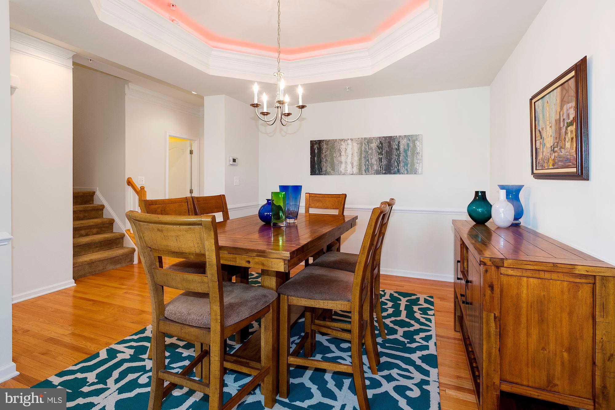 4049 Ranch Road Upper Marlboro, MD 20772 - Photo 15 of 43 Dining Room has tray lighted tray ceiling