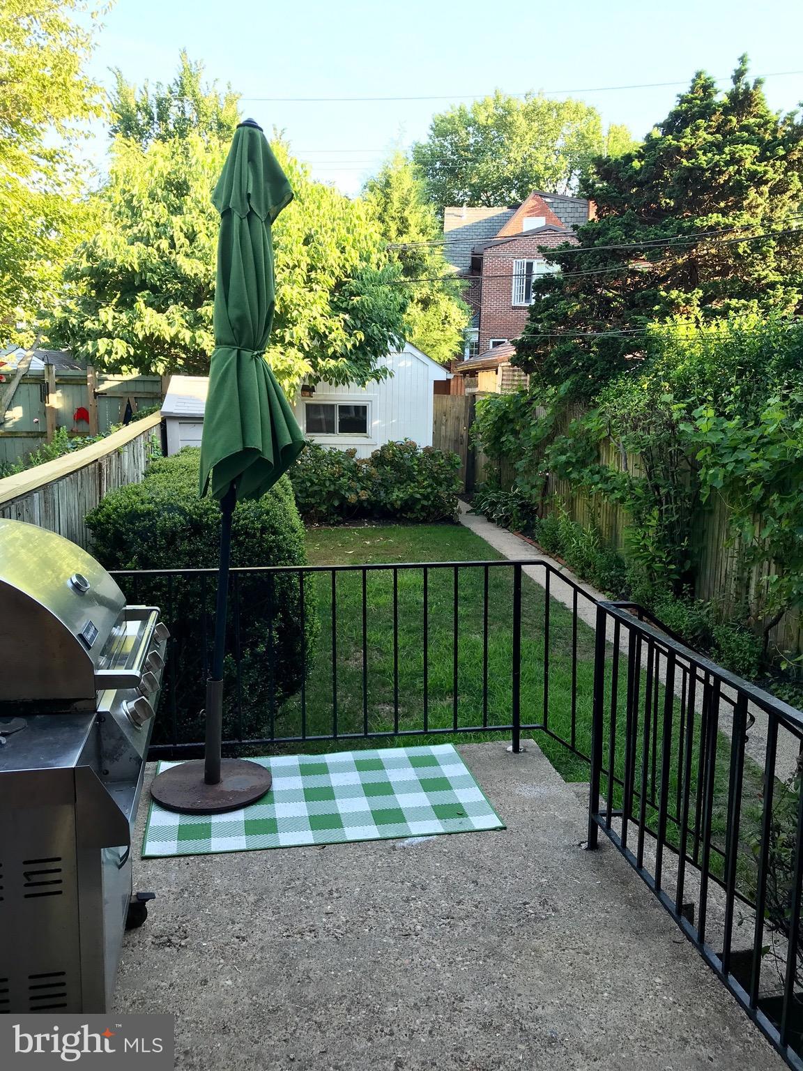 4436 Reservoir Road Northwest Washington, DC 20007 - Photo 13 of 28 Nice deck off kitchen, great for grilling