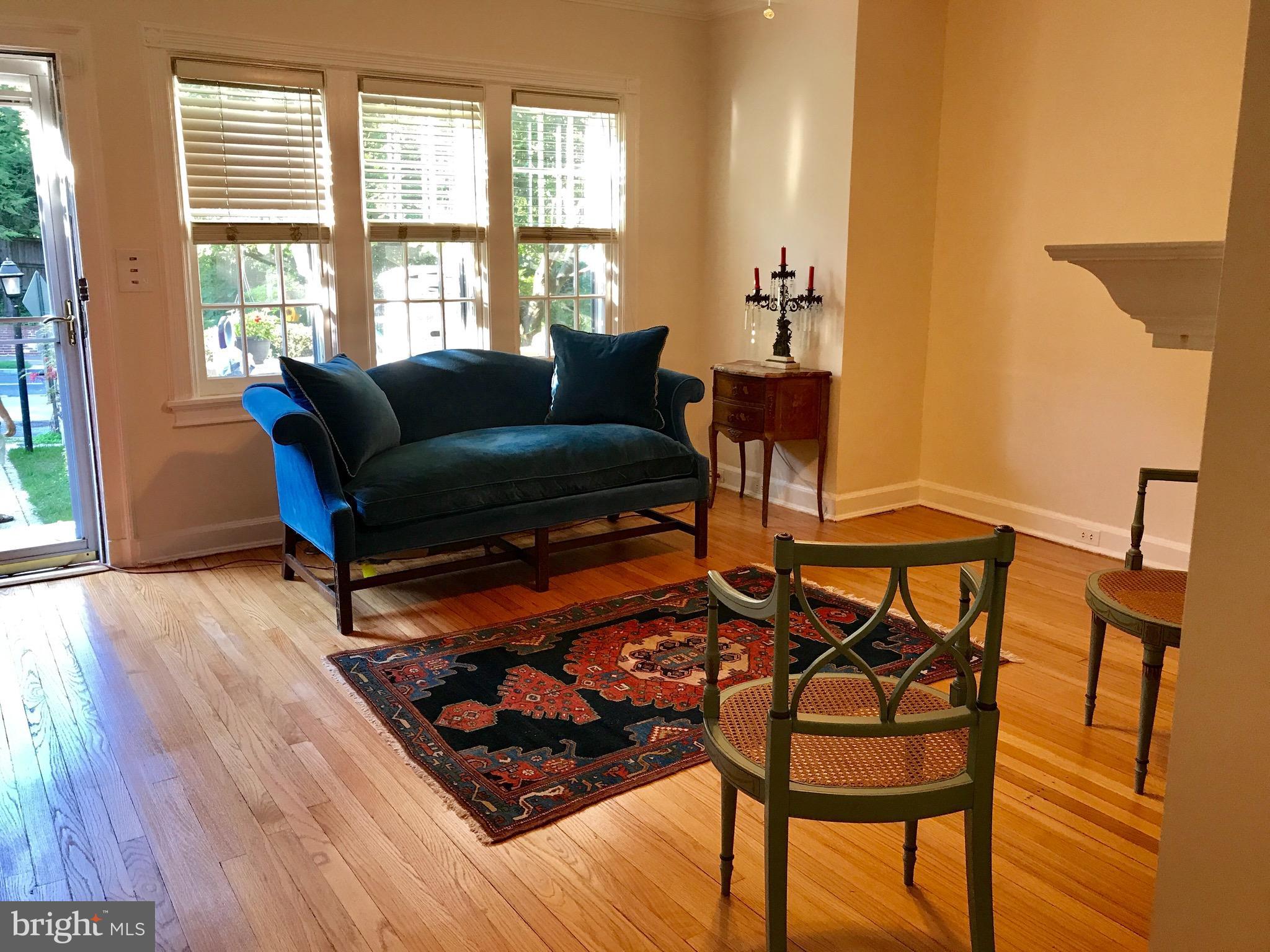 4436 Reservoir Road Northwest Washington, DC 20007 - Photo 5 of 28 Living Room has beautiful light