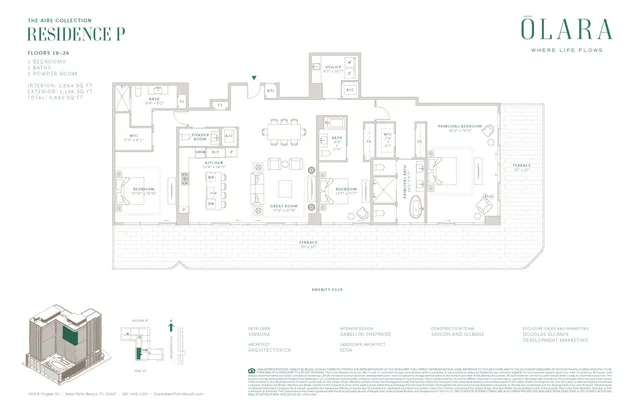 $3,850,000 | 1919 North Flagler Drive, Unit 1909, West Palm Beach, FL 33407