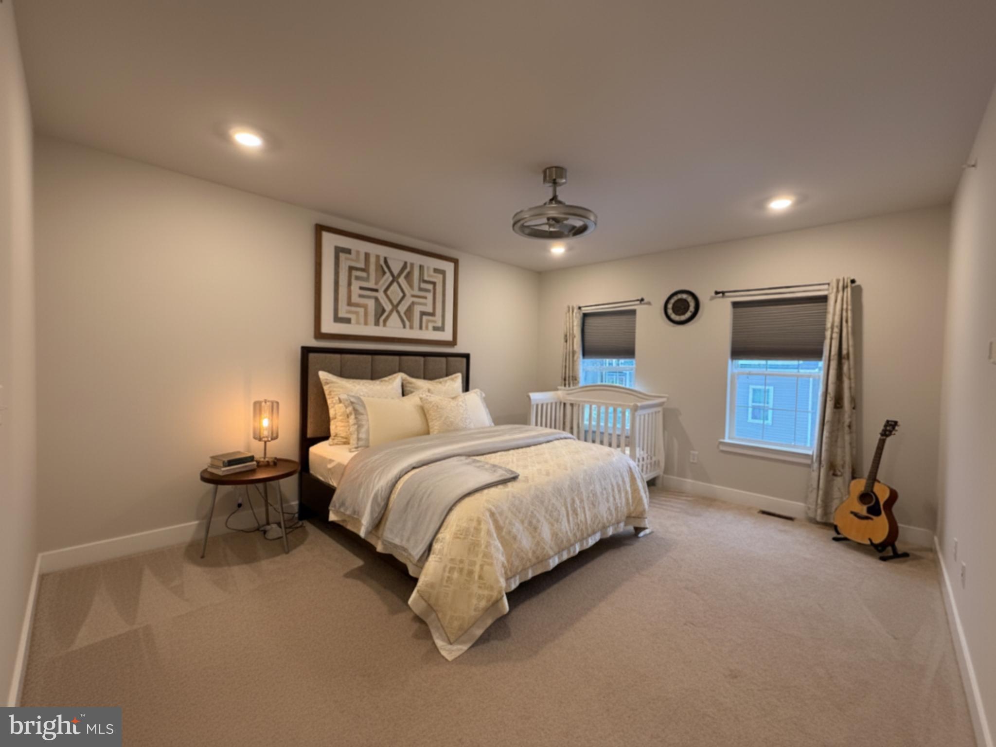16 Lochiel Lane Exton, PA 19341 - Photo 11 of 19 a bedroom with bed and a large mirror