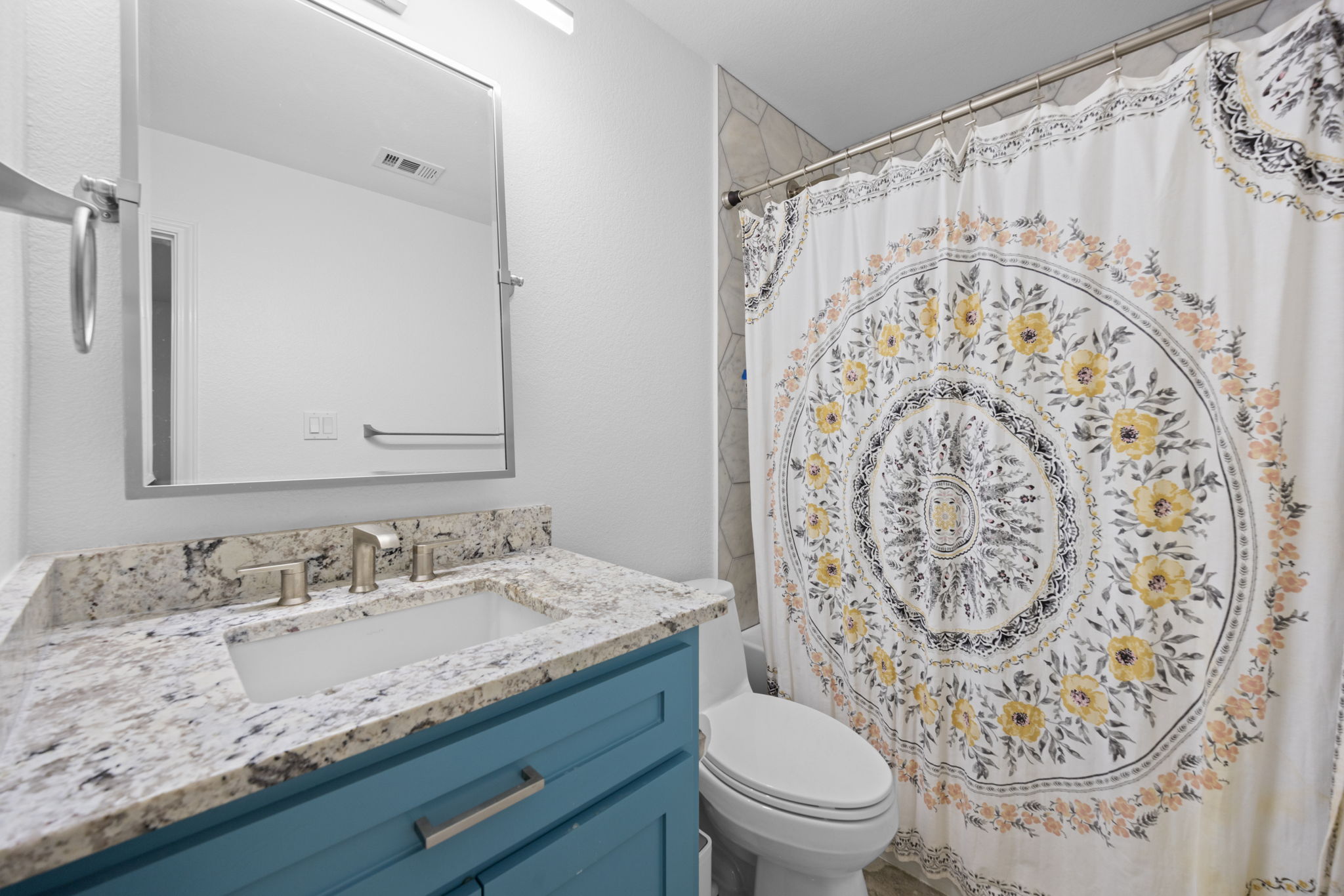 89 Jan Lane Georgetown, TX 78626 - Photo 15 of 29 Full bath with vanity and a shower with curtain