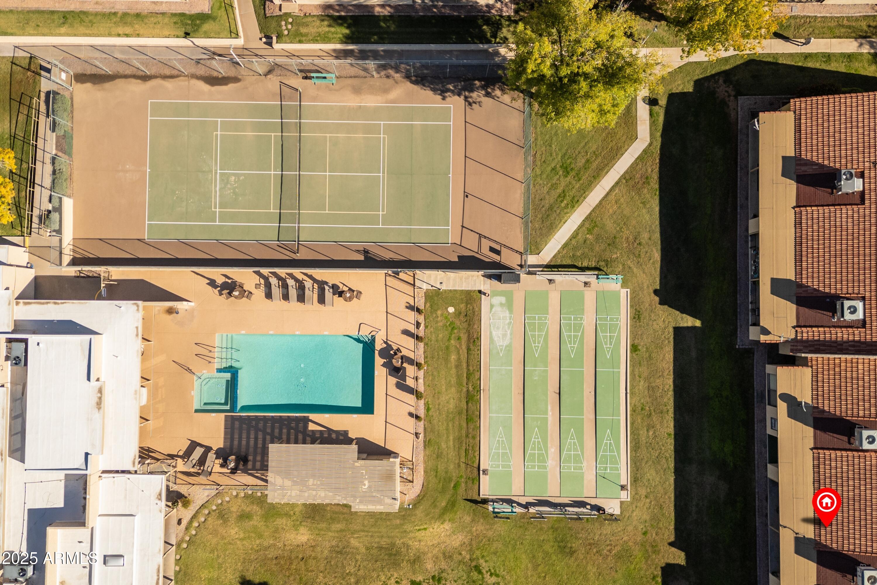1021 South Greenfield Road, Unit 1195 Mesa, AZ 85206 - Photo 35 of 41 a house view with a outdoor space