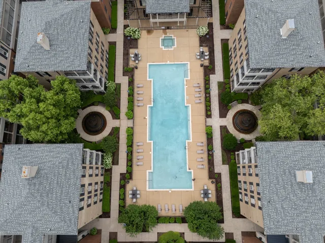 an aerial view of city