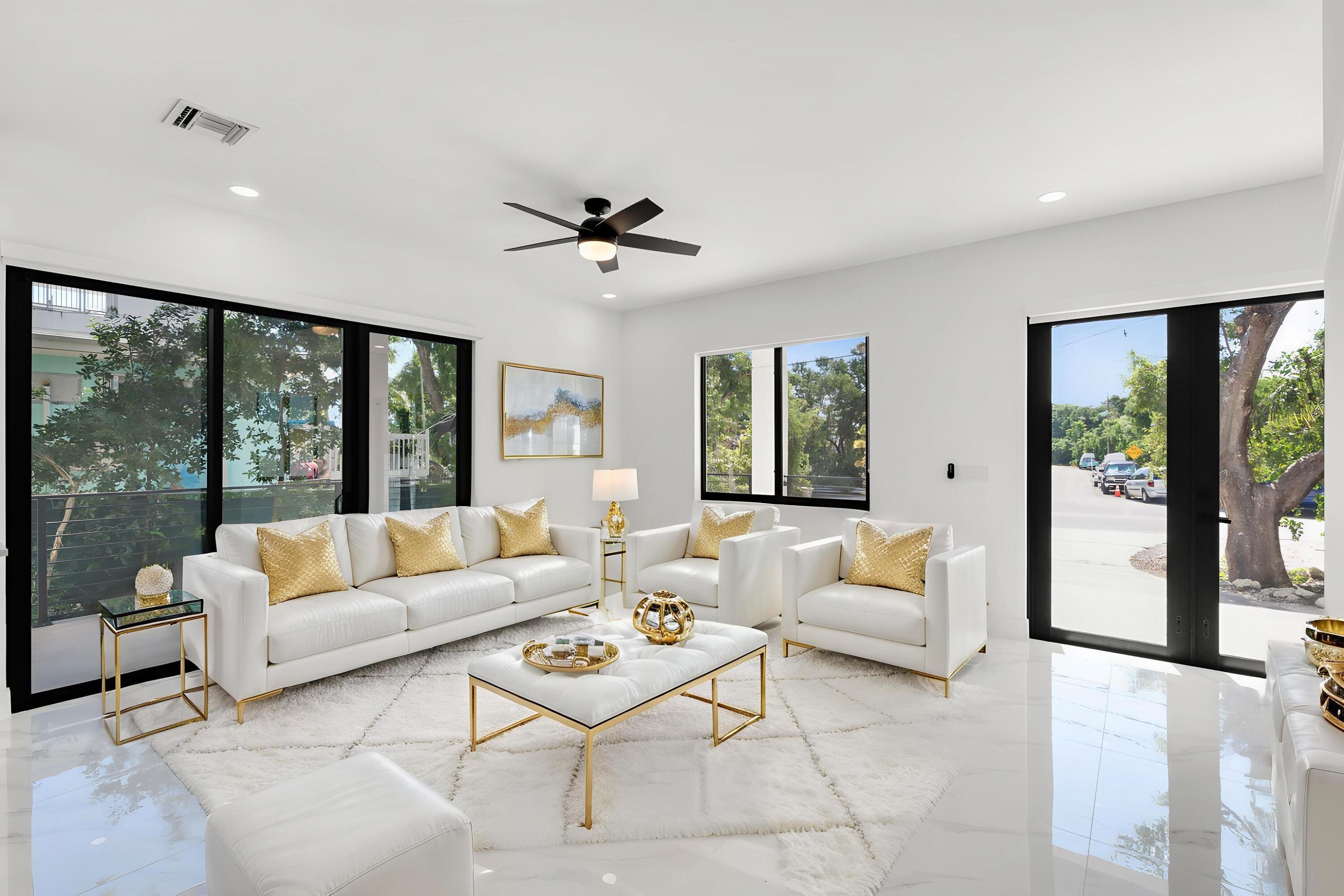 50 Transylvania Avenue Key Largo, FL 33037 - Photo 15 of 59 a living room with furniture and a large window