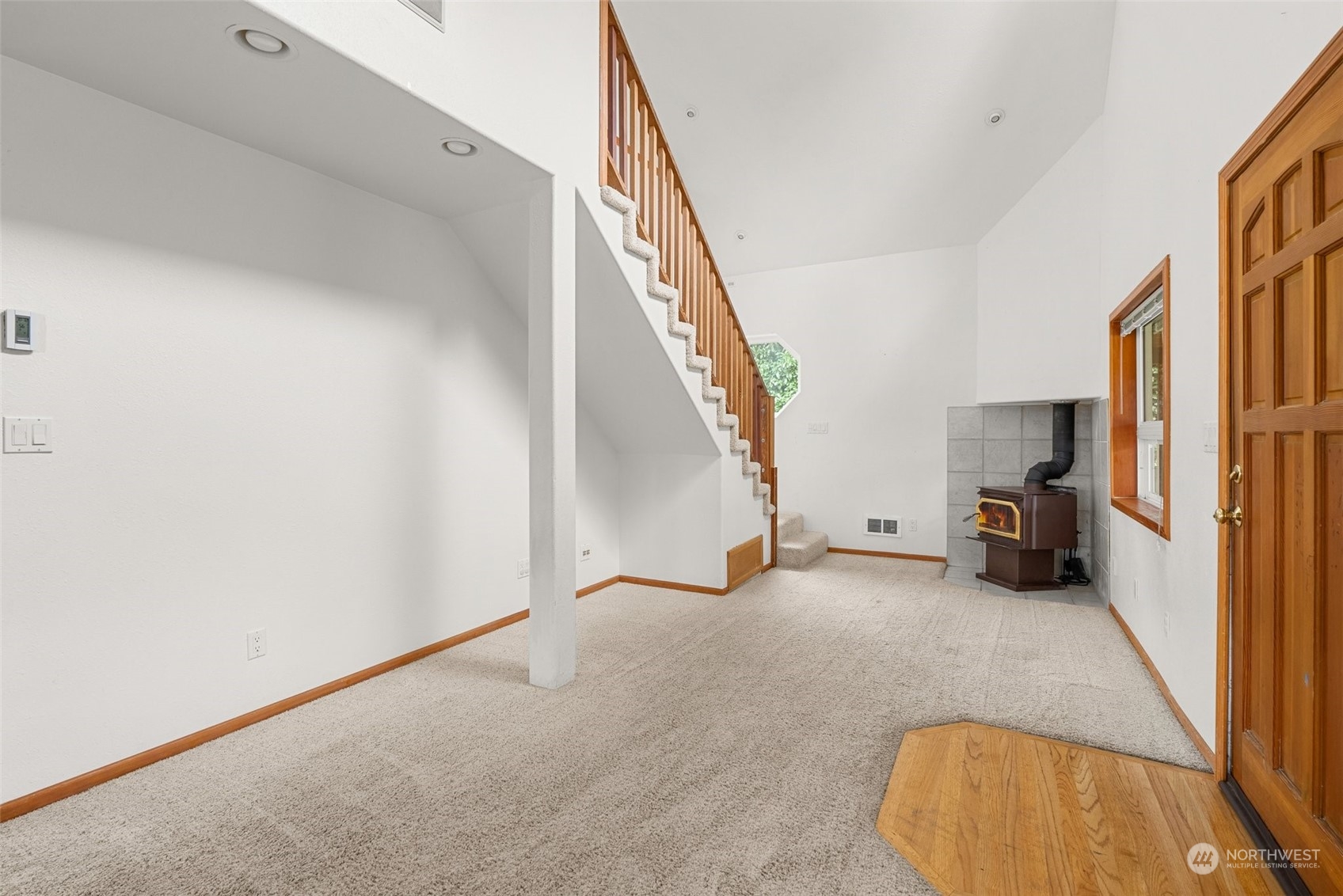 17 Maple Leaf Street Raymond, WA 98577 - Photo 6 of 27 a view of an empty room with stairs