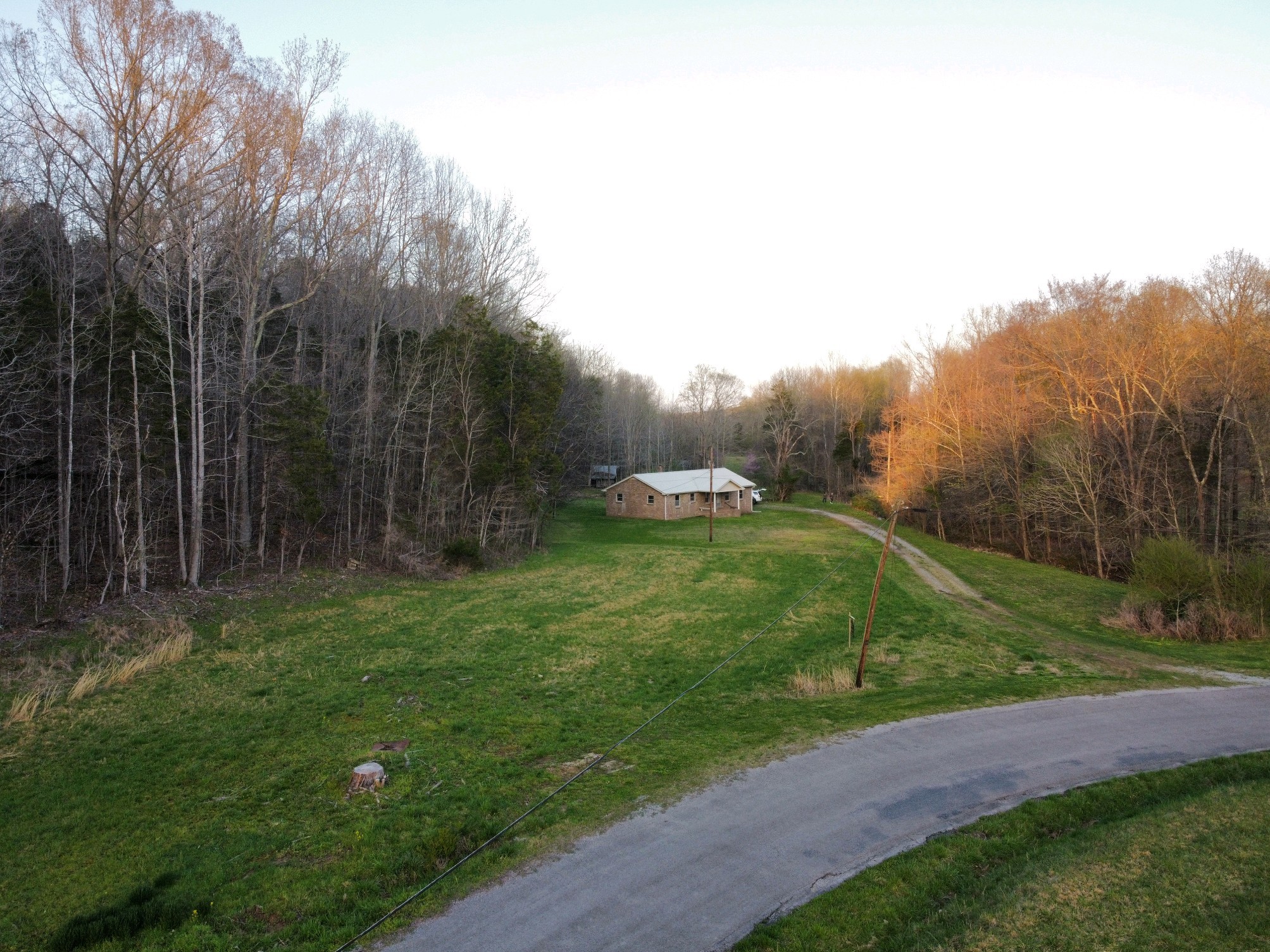 876 Denmark Road Erin, TN 37061 - Photo 43 of 45 a backyard of a house with lots of green space