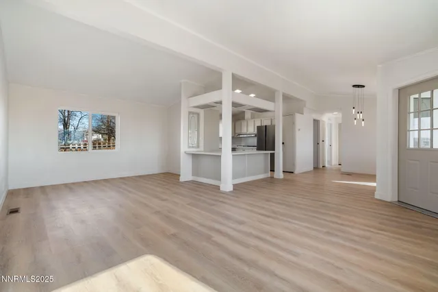 a view of an empty room