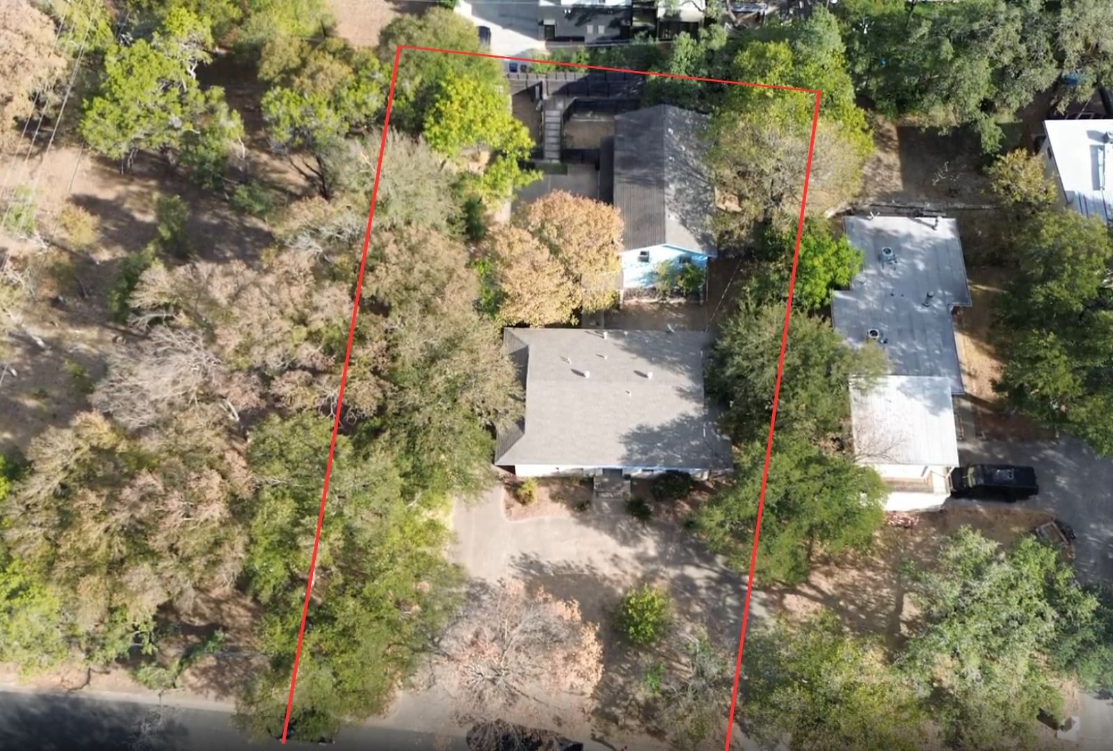 0 Rabb Road Austin, TX 78704 - Photo 2 of 39 an aerial view of a house with a yard