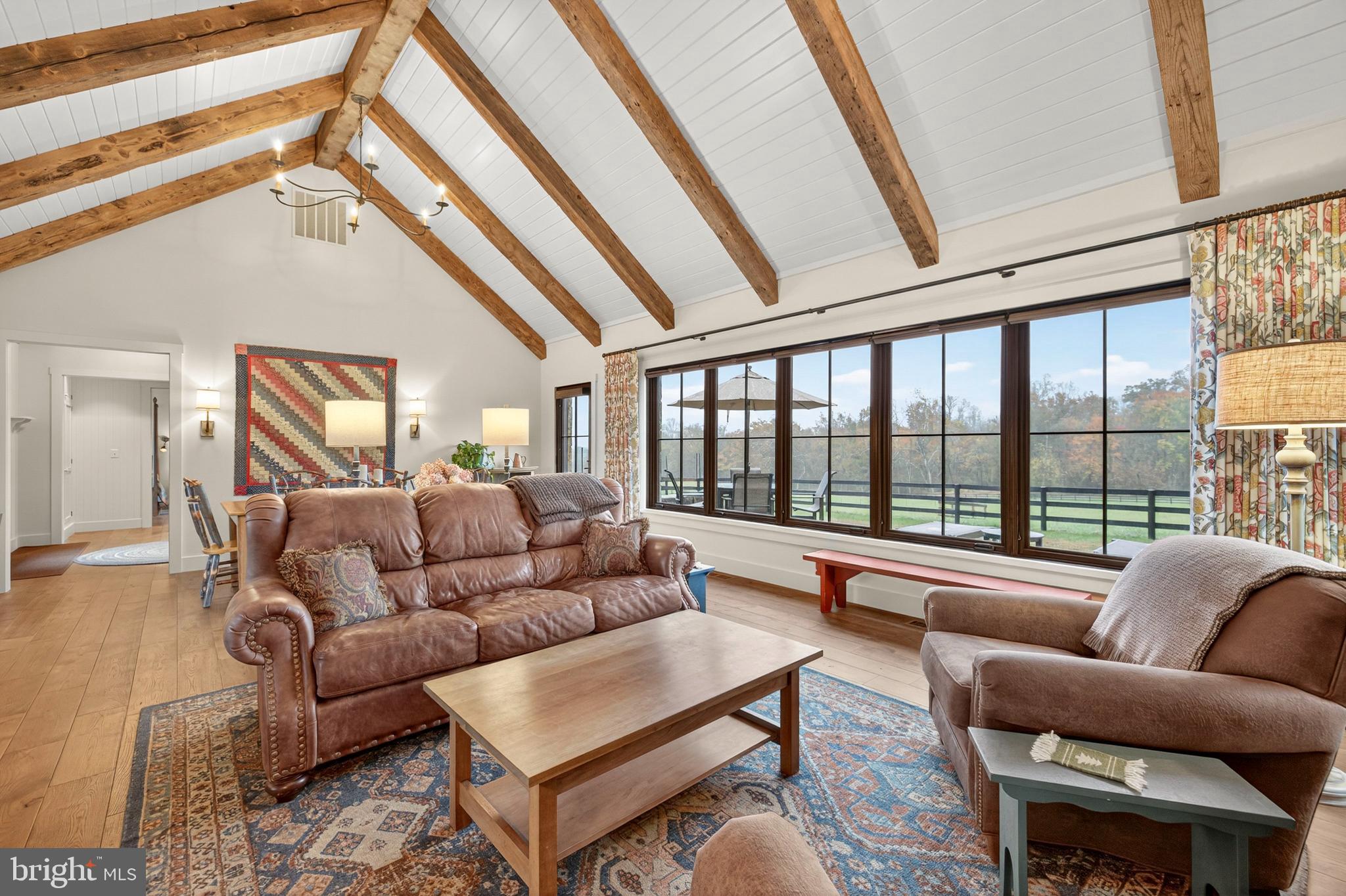 63 Riley Hollow Road Huntly, VA 22640 - Photo 13 of 92 a living room with furniture and a large window
