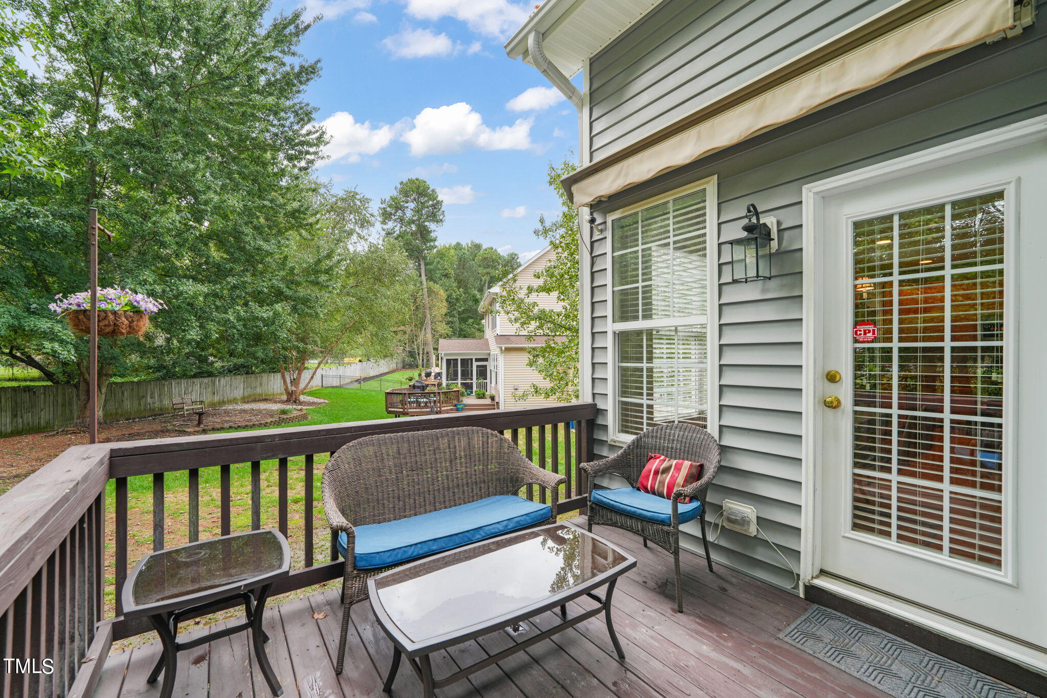 3 Piney Park Lane Durham, NC 27713 - Photo 37 of 47 a view of a two chairs in the deck