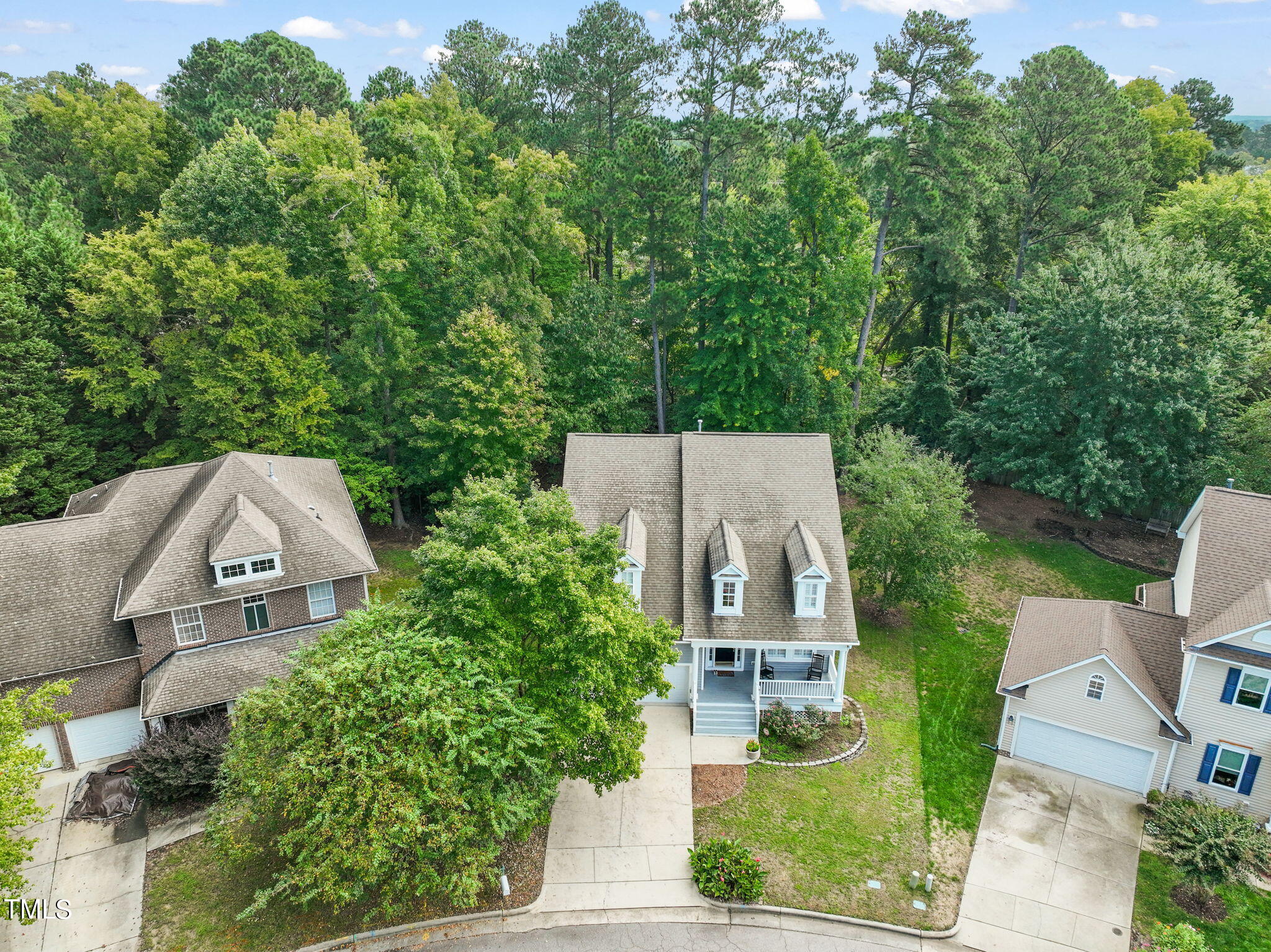 3 Piney Park Lane Durham, NC 27713 - Photo 42 of 47 an aerial view of a house