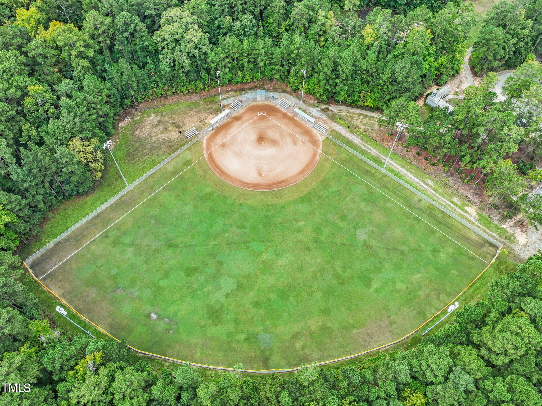 3 Piney Park Lane Durham, NC 27713 - Photo 46 of 47 an aerial view of a house