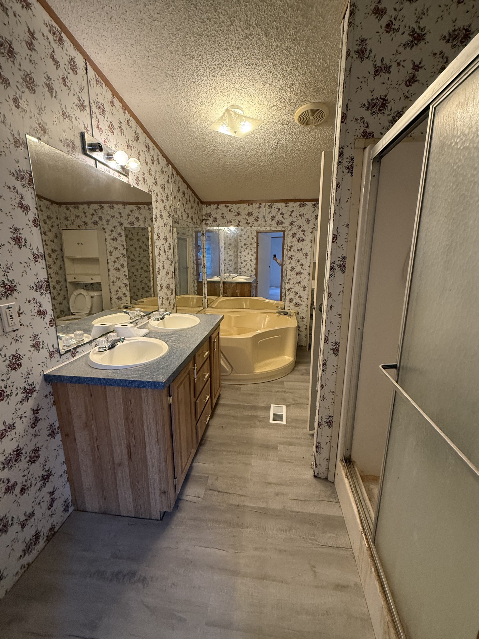 2421 Anes Station Road Lewisburg, TN 37091 - Photo 11 of 16 a bathroom with a sink a mirror and a bathtub