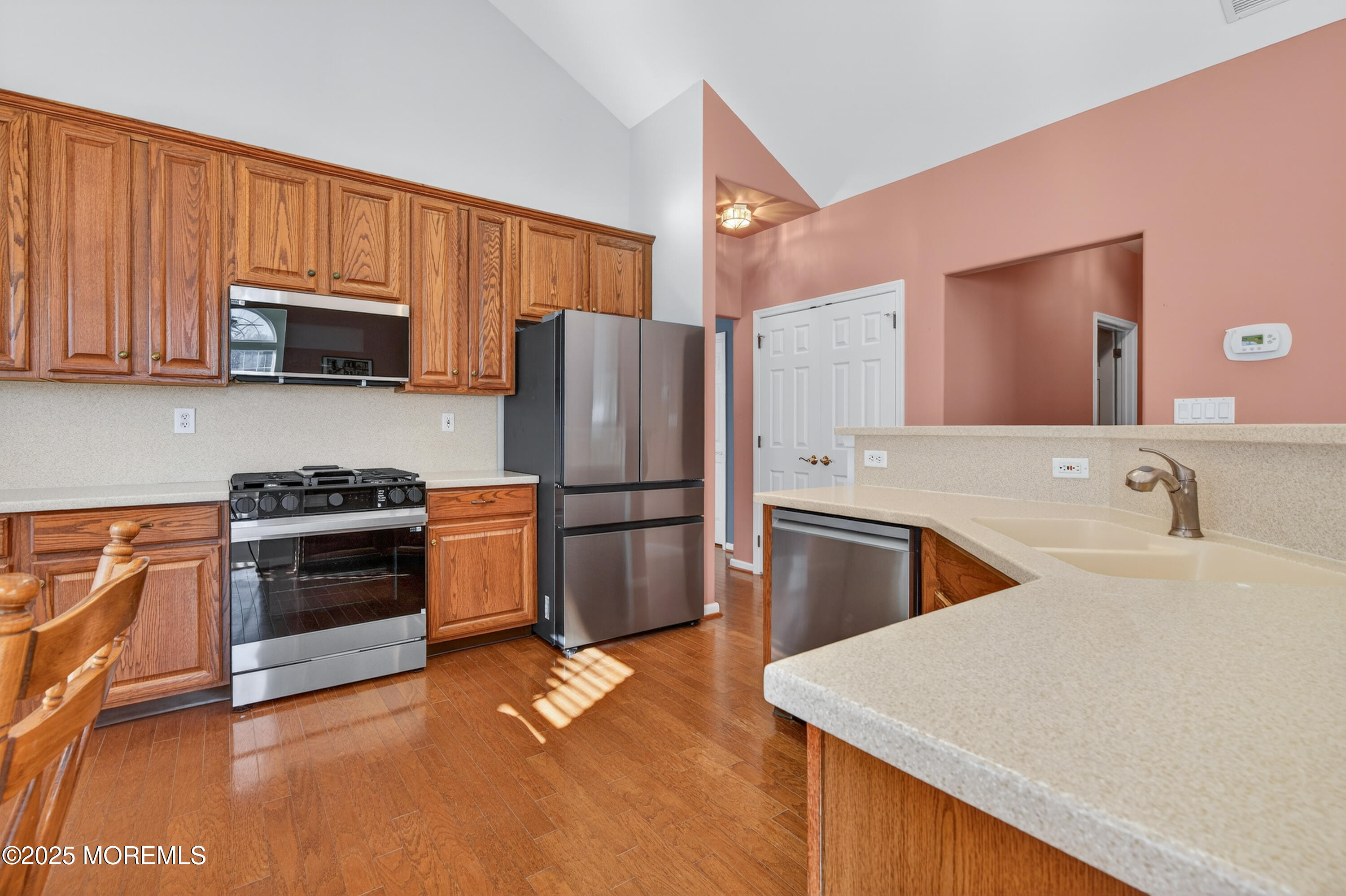 11 Drayton Road Manchester Township, NJ 08759 - Photo 11 of 39 a kitchen with stainless steel appliances granite countertop a refrigerator stove a sink and dishwasher