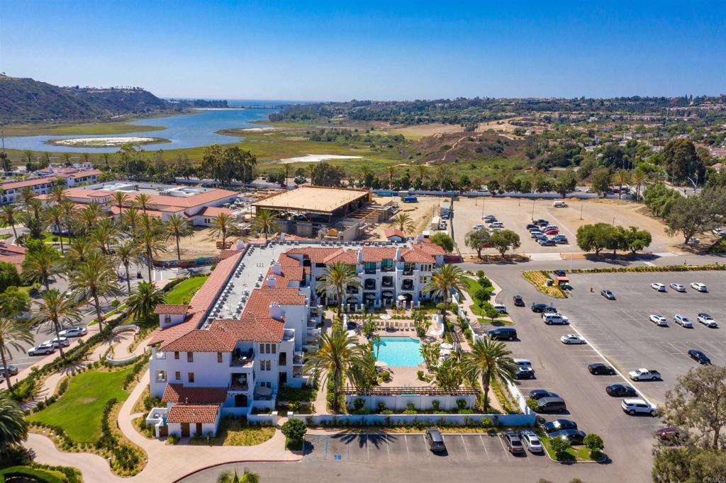7310 Estrella De Mar Road, Unit 6 Carlsbad, CA 92009 - Photo 28 of 46 an aerial view of residential building and lake