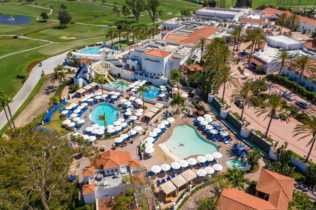 7310 Estrella De Mar Road, Unit 6 Carlsbad, CA 92009 - Photo 33 of 46 an aerial view of residential houses with outdoor space