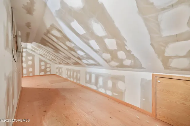 a front view of house with yard and island