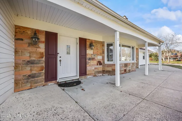 a view of a house with a outdoor space