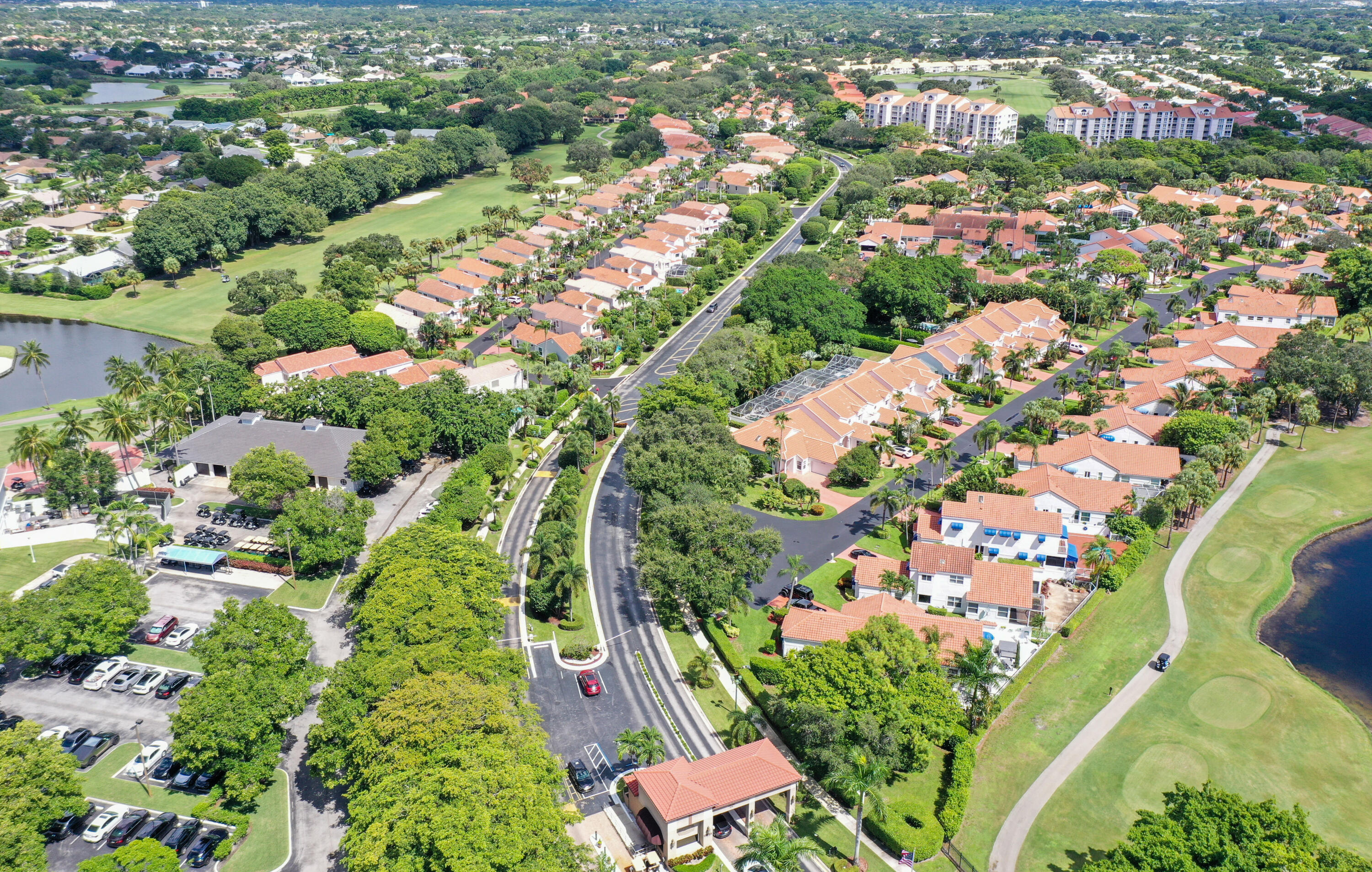 17308 Boca Club Boulevard, Unit 1102 Boca Raton, FL 33487 - Photo 45 of 48 an aerial view of a city
