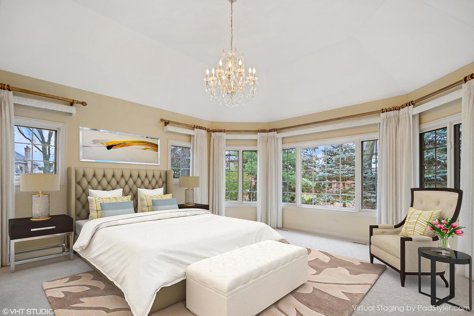 311 Pinehurst Drive Palos Heights, IL 60463 - Photo 3 of 24 a bedroom with a large bed and a window