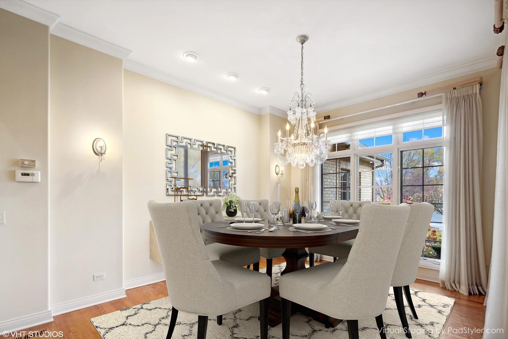 311 Pinehurst Drive Palos Heights, IL 60463 - Photo 9 of 24 a view of a dining room with furniture window and outside view