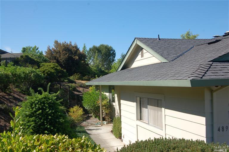 489 Oak Brook Court Santa Rosa, CA 95409 - Photo 1 of 1 a backyard of a house with large tree