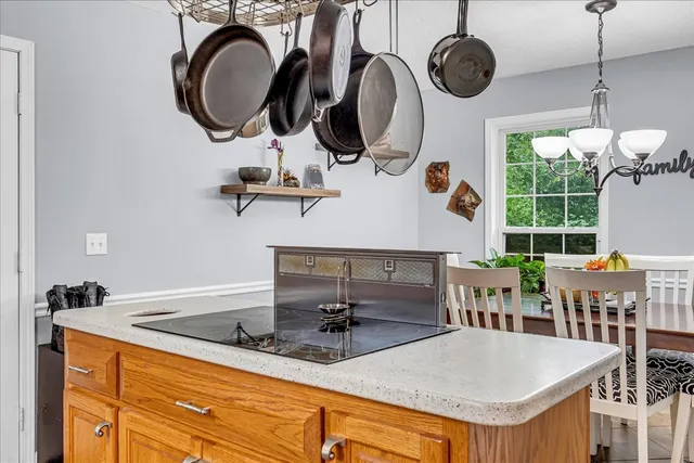 a view of a workspace with furniture