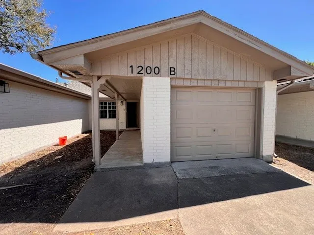 a front view of house