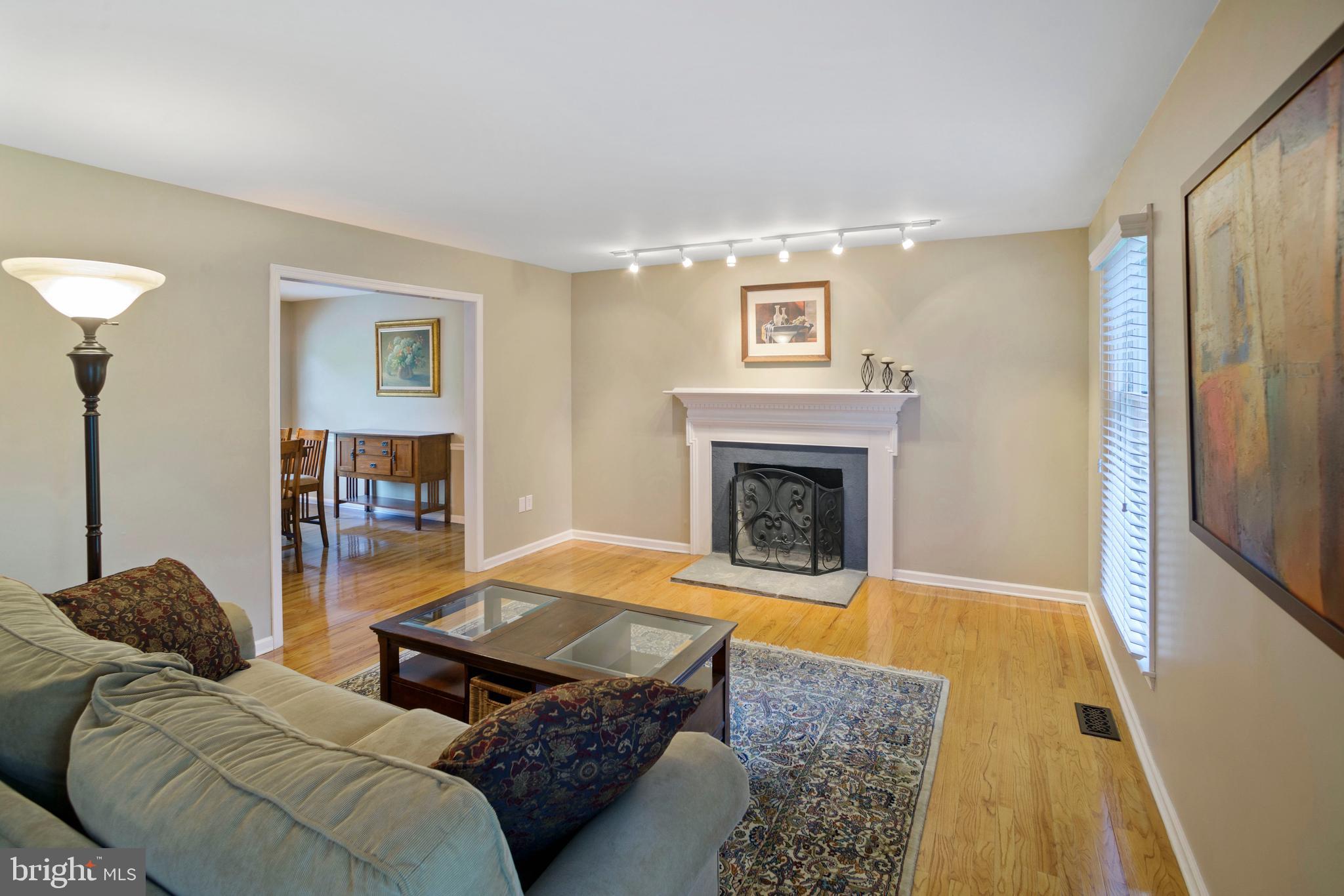 2026 Spring Valley Road Lansdale, PA 19446 - Photo 7 of 36 Living Room with wood burning fireplace