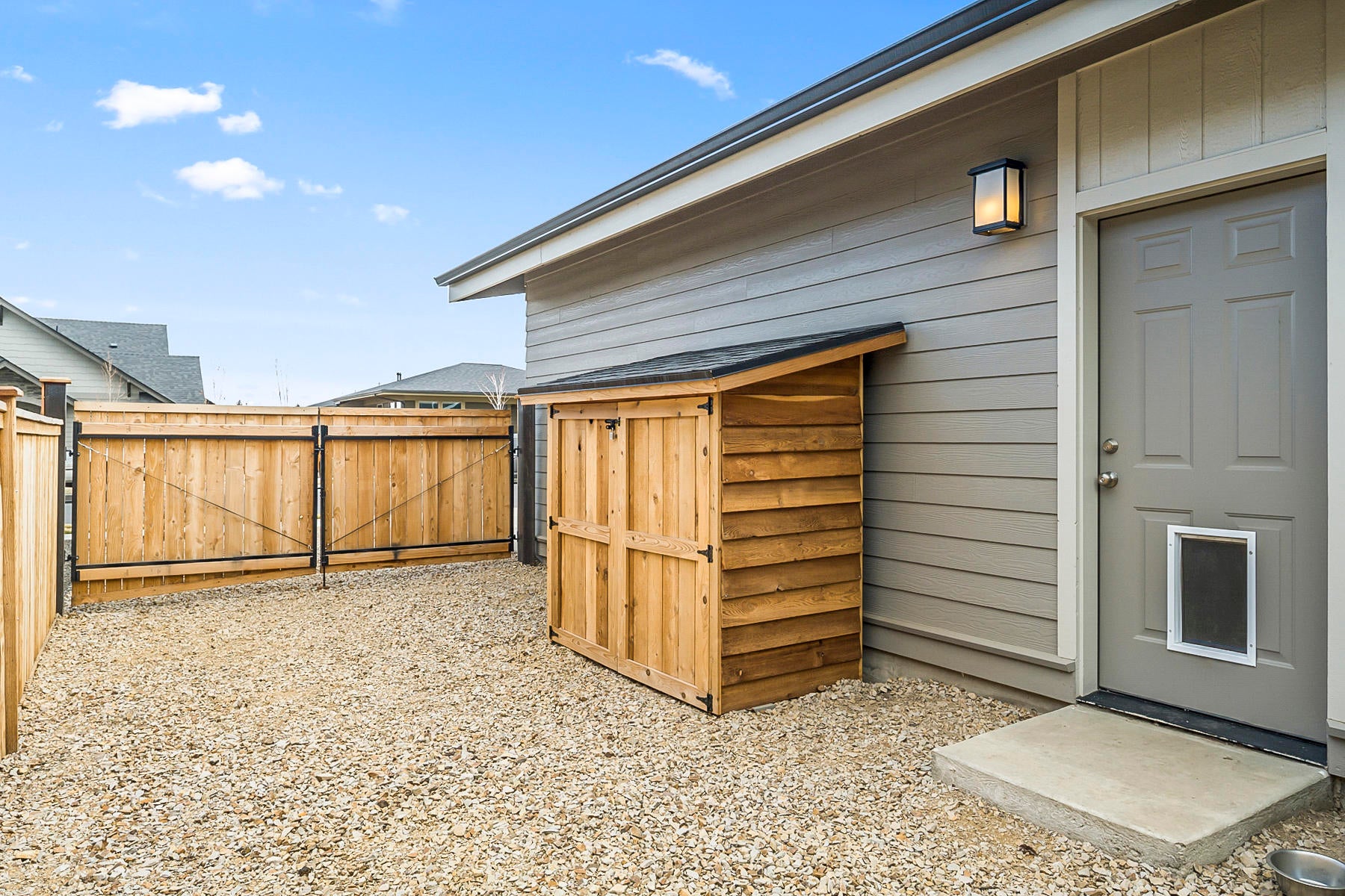 723 Northwest Rimrock Drive Redmond, OR 97756 - Photo 34 of 35 Extra parking for boat or RV. Garden shed and dog door are included too