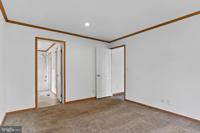 a view of an empty room