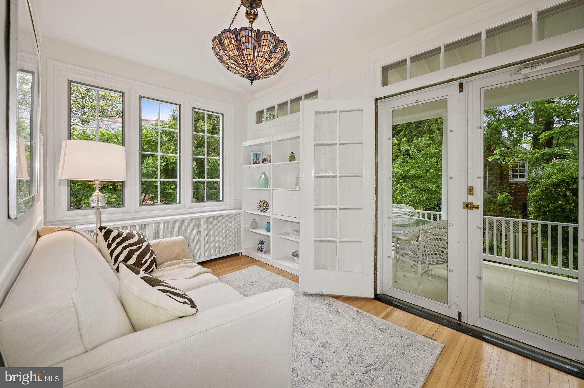 3215 Klingle Road Northwest Washington, DC 20008 - Photo 13 of 35 Garden Room Off of Living Room
