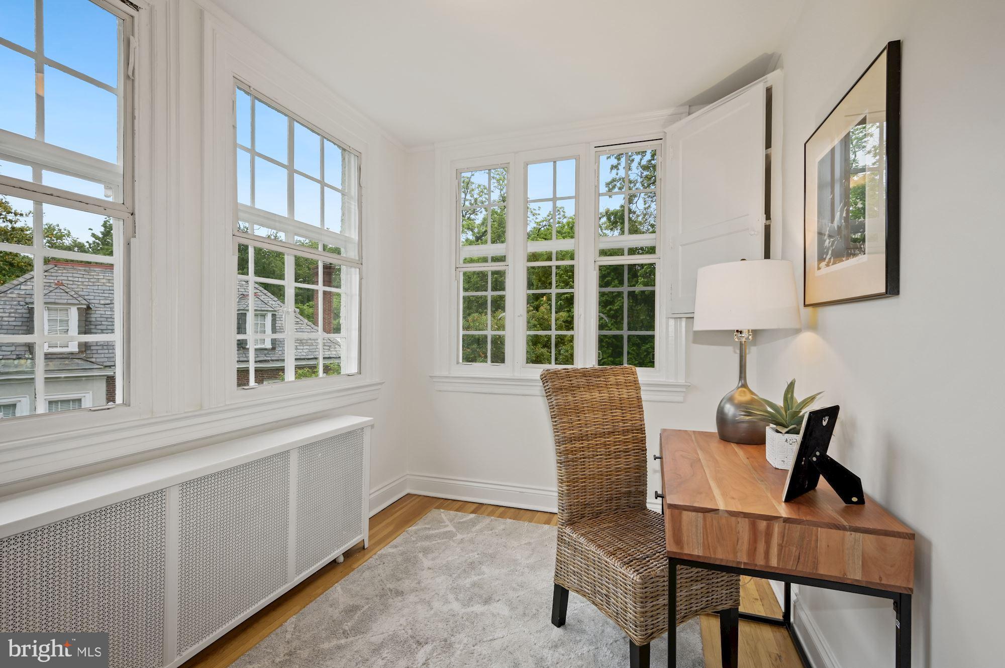 3215 Klingle Road Northwest Washington, DC 20008 - Photo 24 of 35 Sitting Room/Study to Bedroom Three