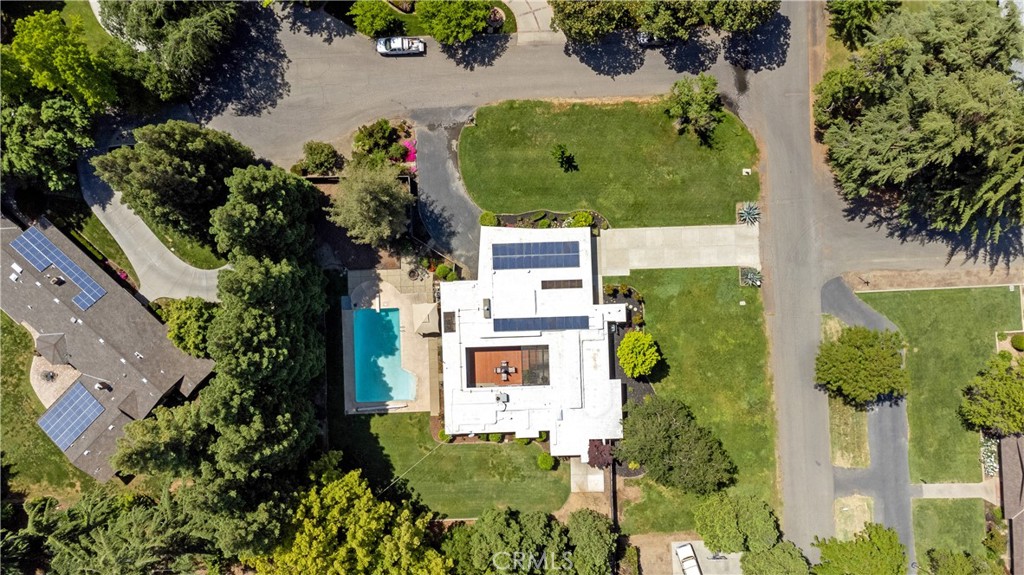2858 Forist Lane Merced, CA 95340 - Photo 52 of 57 an aerial view of a house with a yard and garden view
