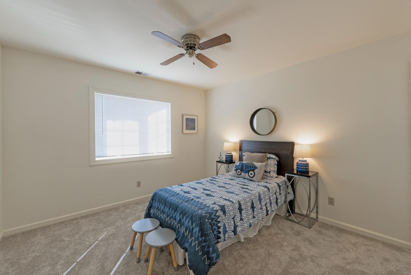 1623 Corte Via Los Altos, CA 94024 - Photo 15 of 25 a bedroom with a bed and a window