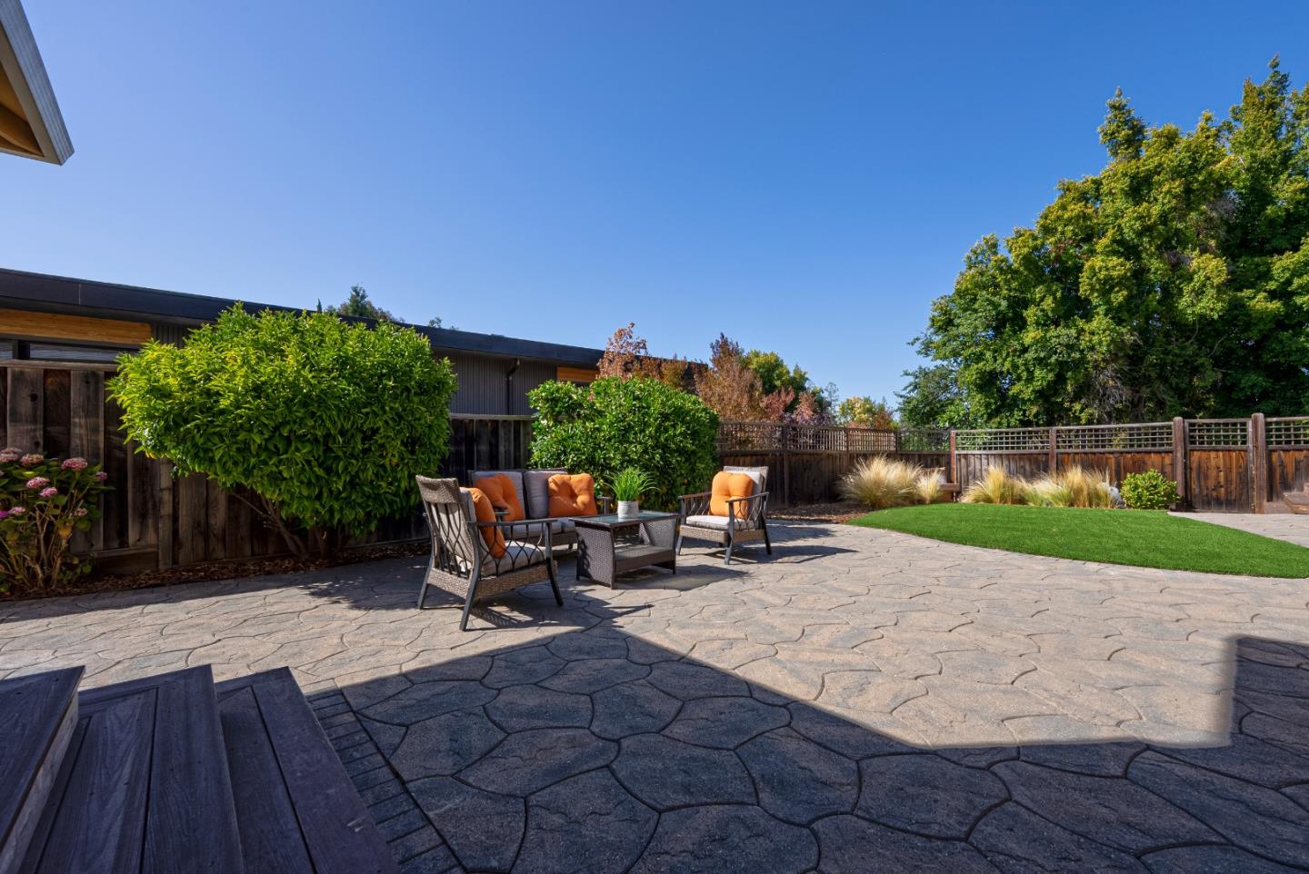 1623 Corte Via Los Altos, CA 94024 - Photo 3 of 25 a view of a backyard with sitting area