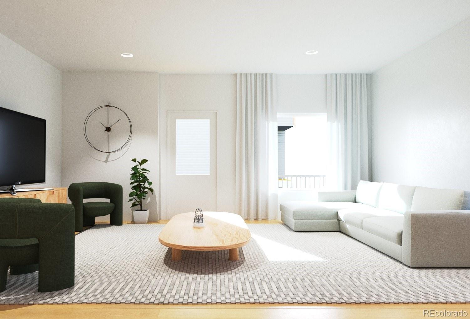 3790 Fenton Street Wheat Ridge, CO 80212 - Photo 5 of 8 a living room with furniture and a large window