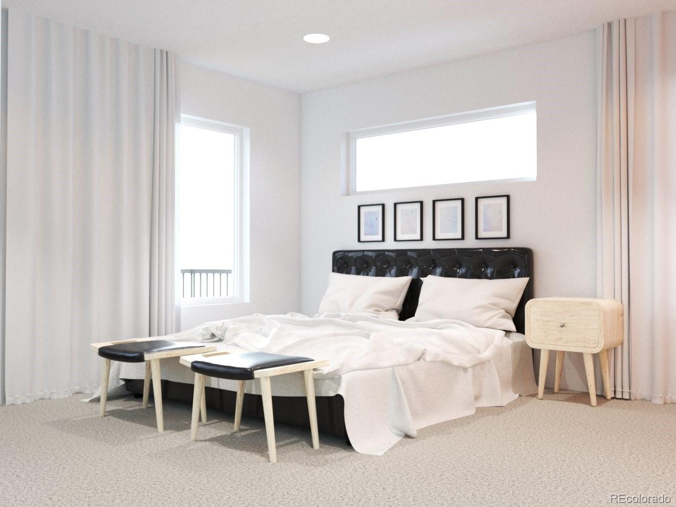 3790 Fenton Street Wheat Ridge, CO 80212 - Photo 7 of 8 a bedroom with a bed and a window