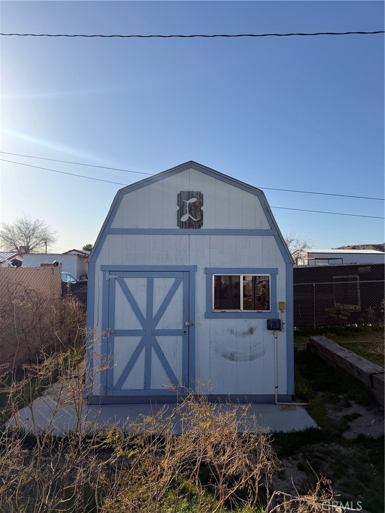 27697 Highway 58 Barstow, CA 92311 - Photo 45 of 45 Back shed with loft