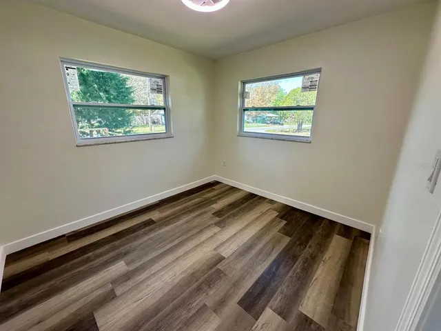 a view of a window in a room