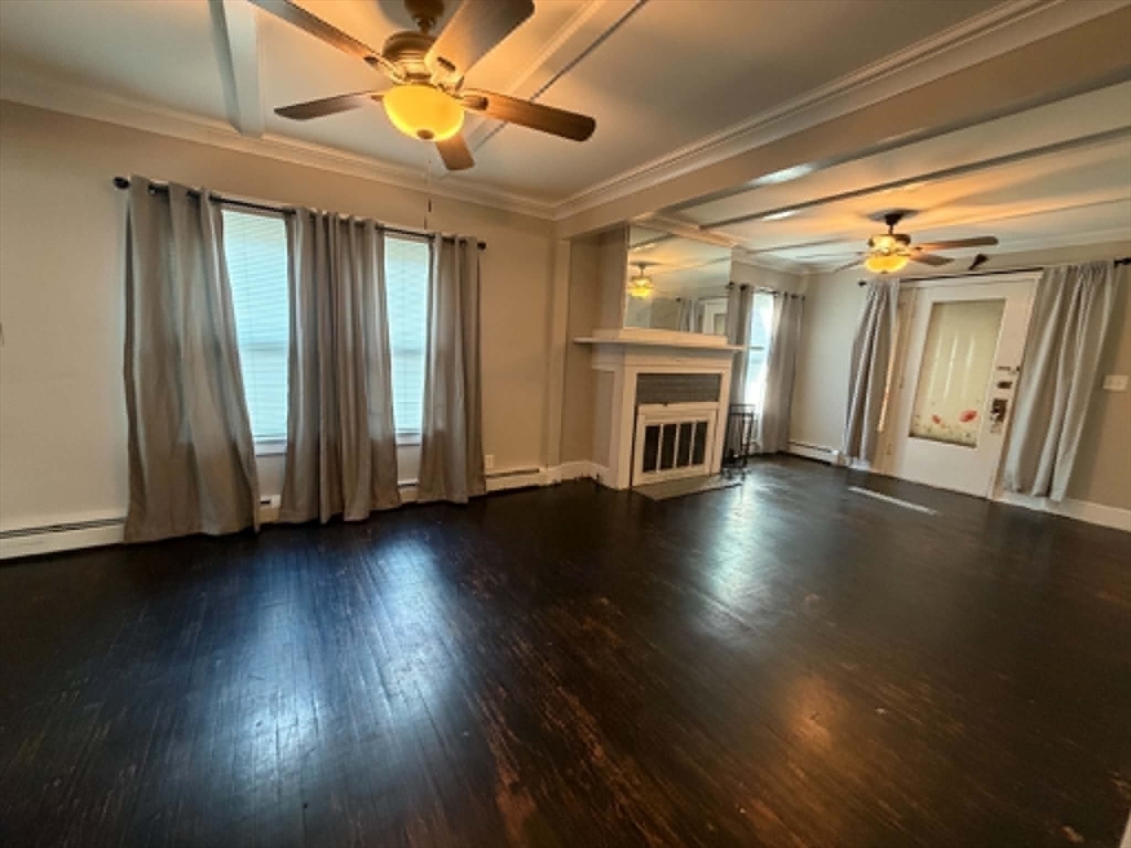 280 State Road North Adams, MA 01247 - Photo 17 of 35 a view of a livingroom with wooden floor a fireplace and window