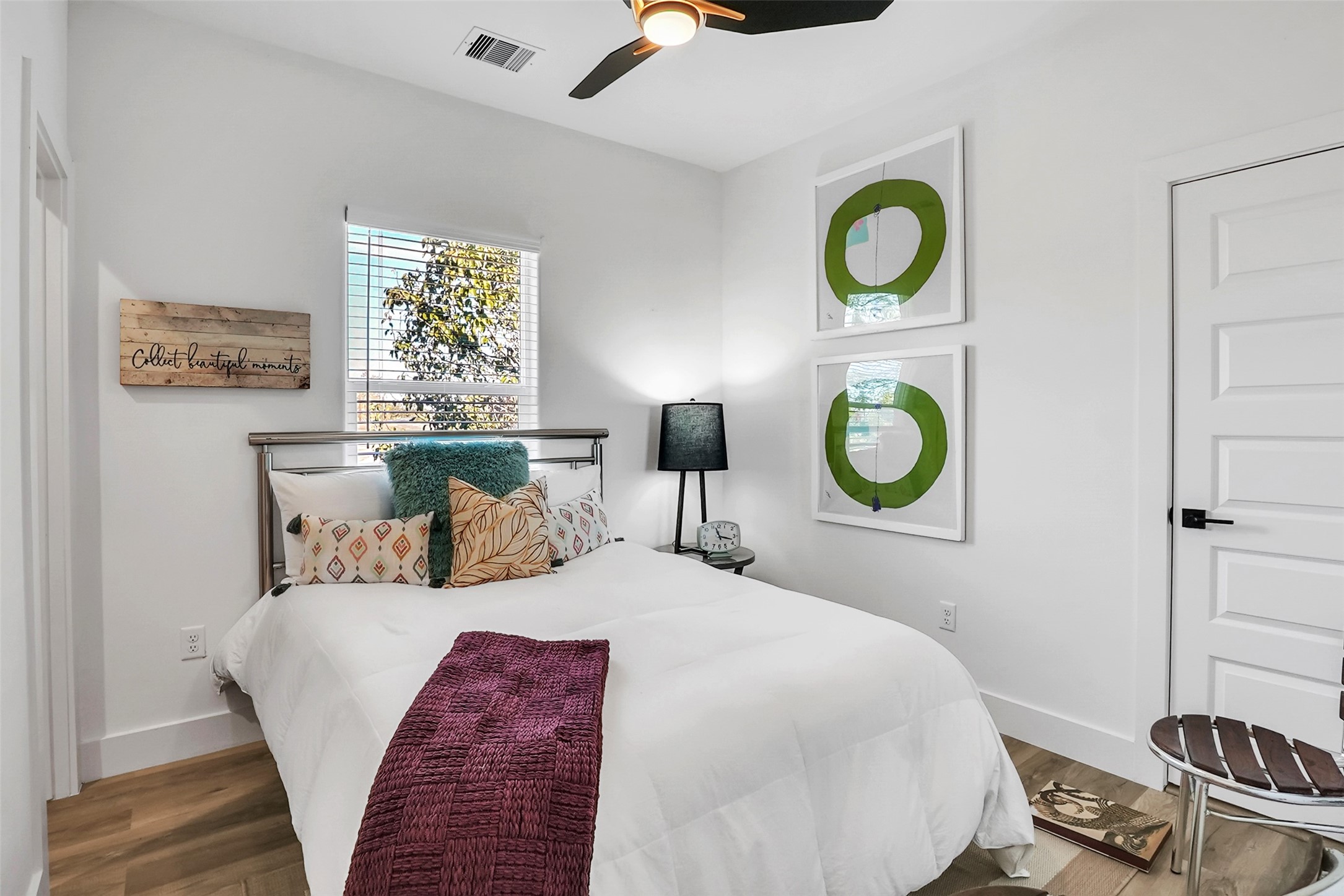 8012 Brandon Street Houston, TX 77051 - Photo 15 of 29 a bedroom with a bed and window