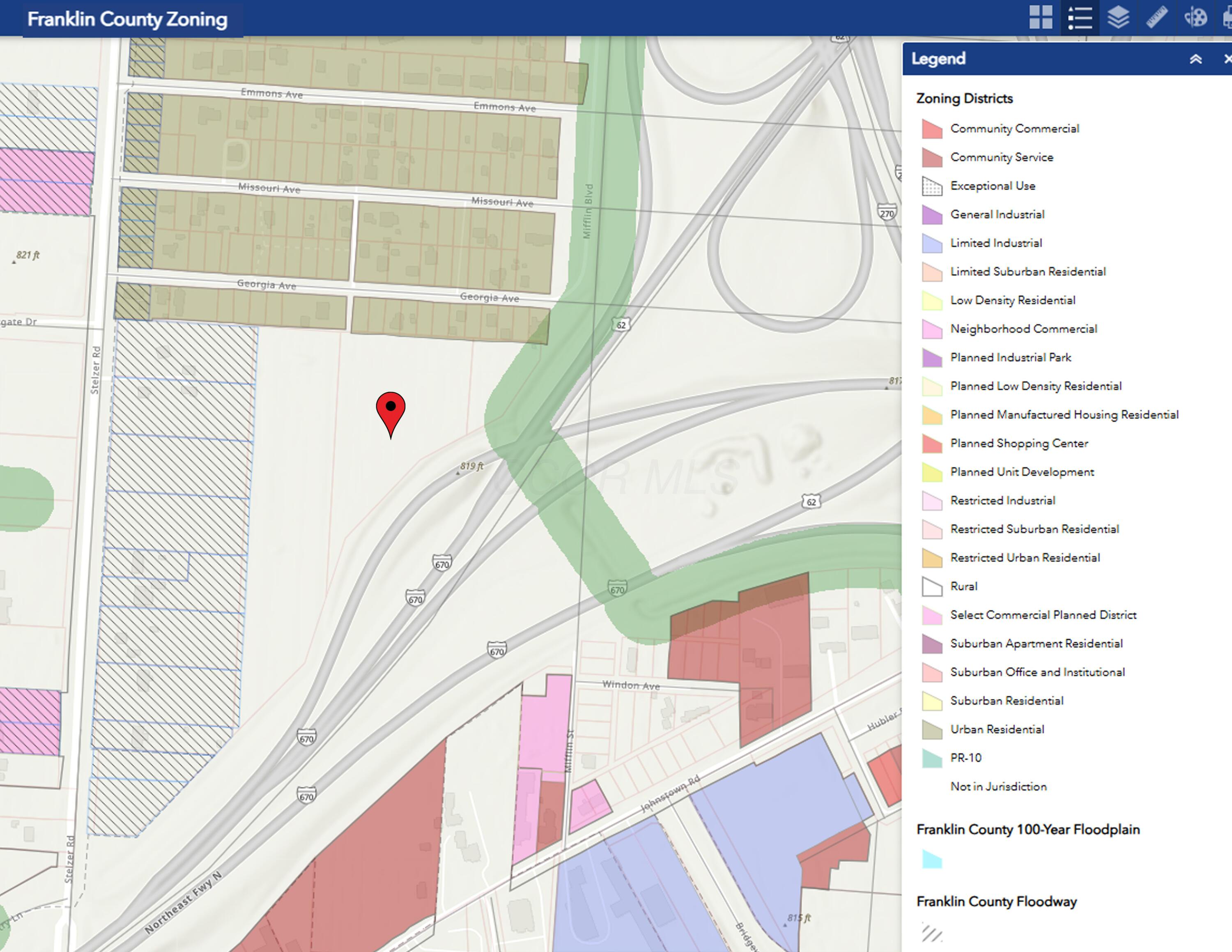 0 Stelzer Road, Unit R17 T1 1/4T4 Columbus, OH 43219 - Photo 8 of 9 Zoning Map