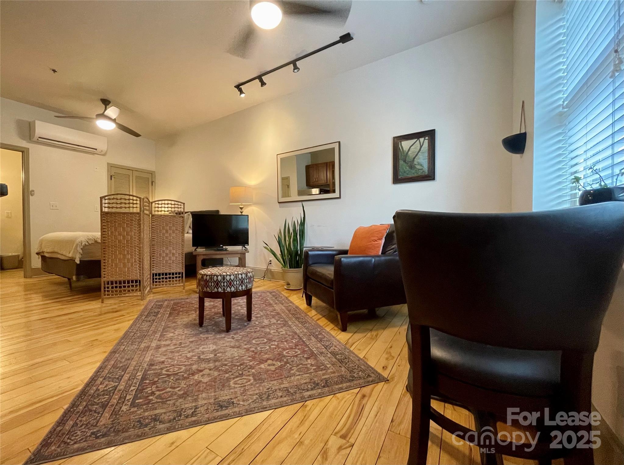 5 West Walnut Street, Unit 202 Asheville, NC 28801 - Photo 4 of 14 a living room with furniture and a flat screen tv