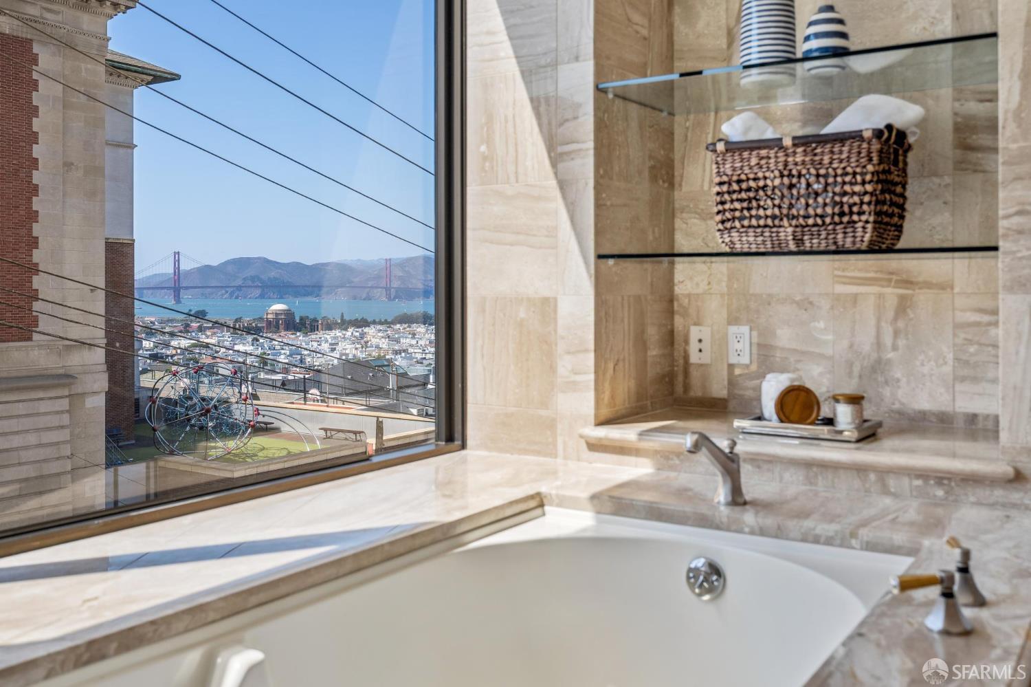 2190 Broadway, Unit 1W San Francisco, CA 94115 - Photo 45 of 66 a bathroom with a sink and a large window