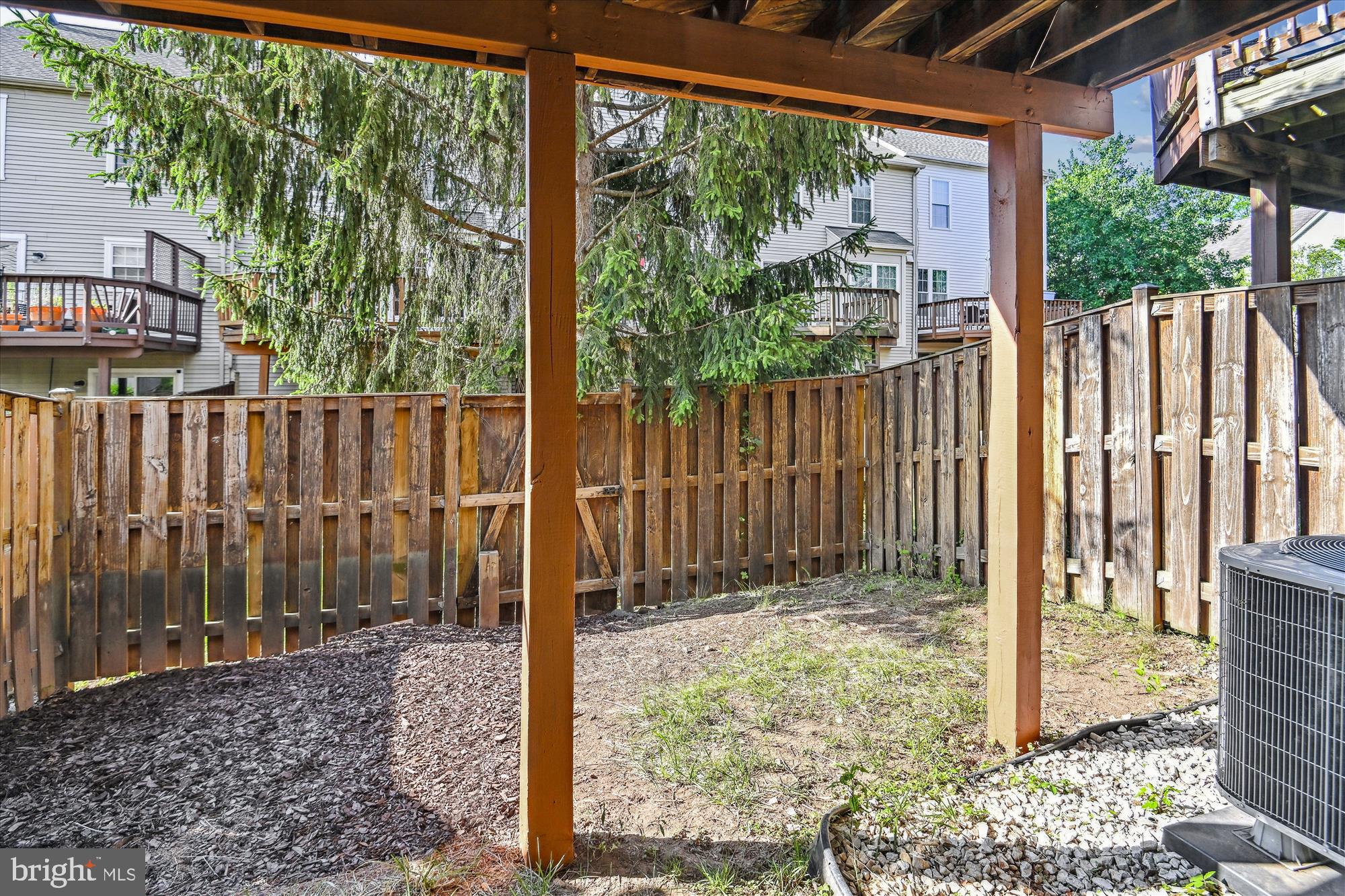 22053 Manning Square Sterling, VA 20166 - Photo 30 of 36 Backyard under Deck