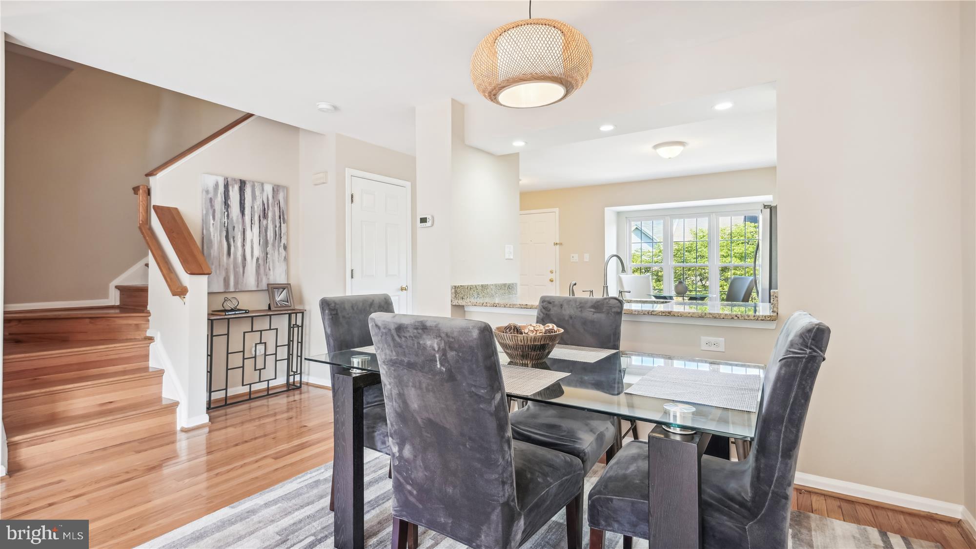 22053 Manning Square Sterling, VA 20166 - Photo 8 of 36 Dining Room looking out to Front of Home